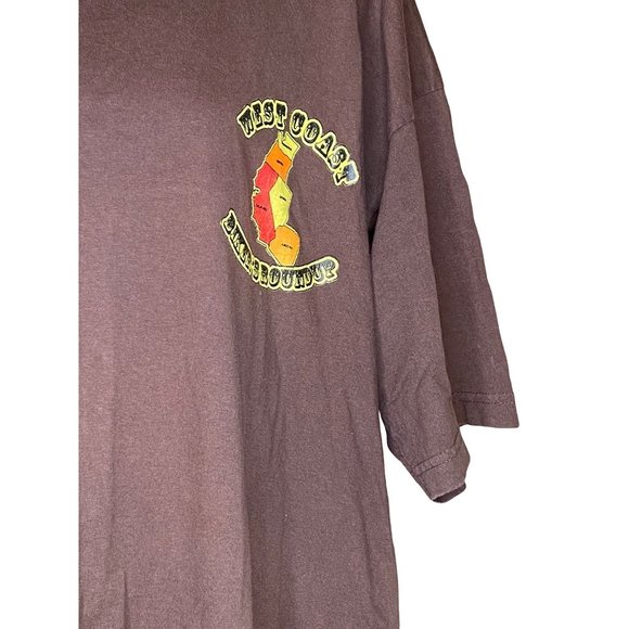 West Coast Round Up Biker Harley Davidson Motorcycle 3XL Tee shirt - Picture 5 of 11